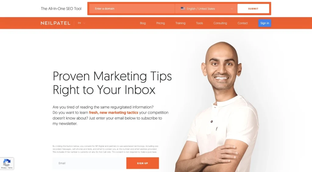 ejemplo newsletter como lead magnet